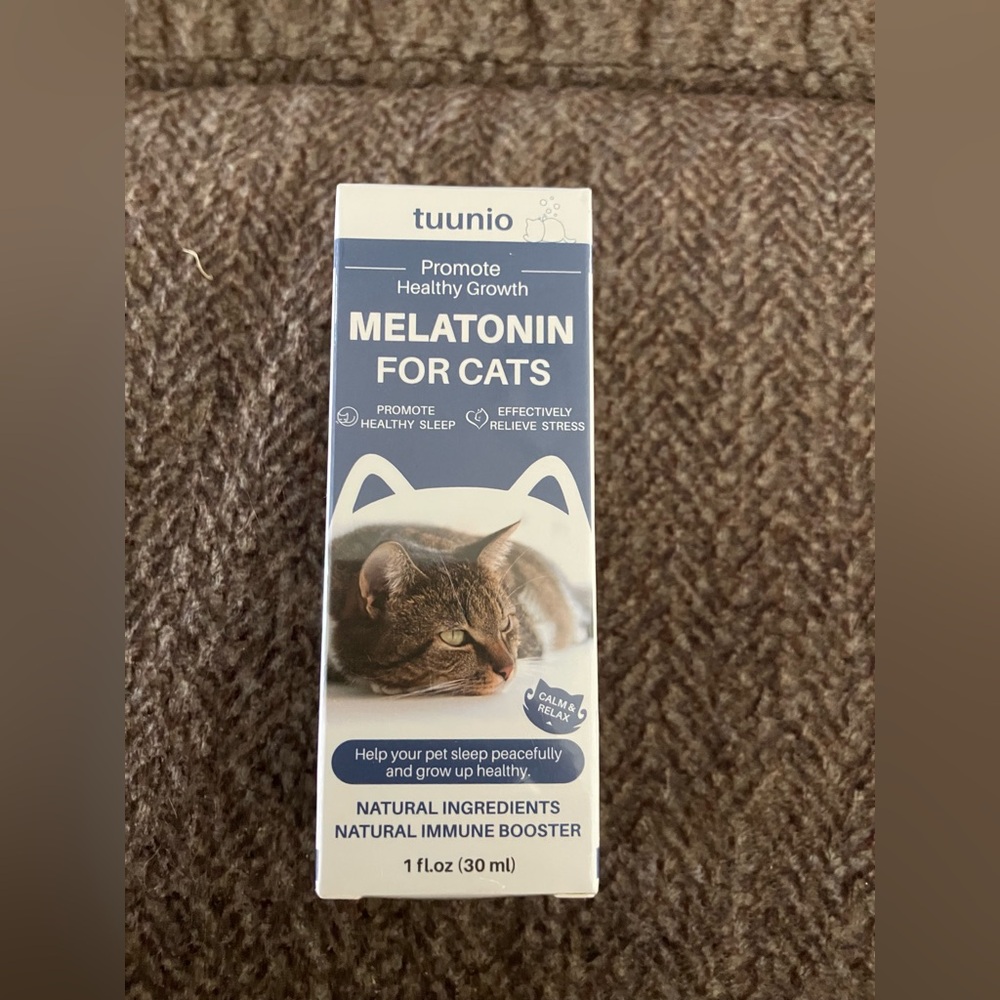 Melatonin for Cats,Supports Restful Sleep for Your Cat,Anxiety Relief. Sealed